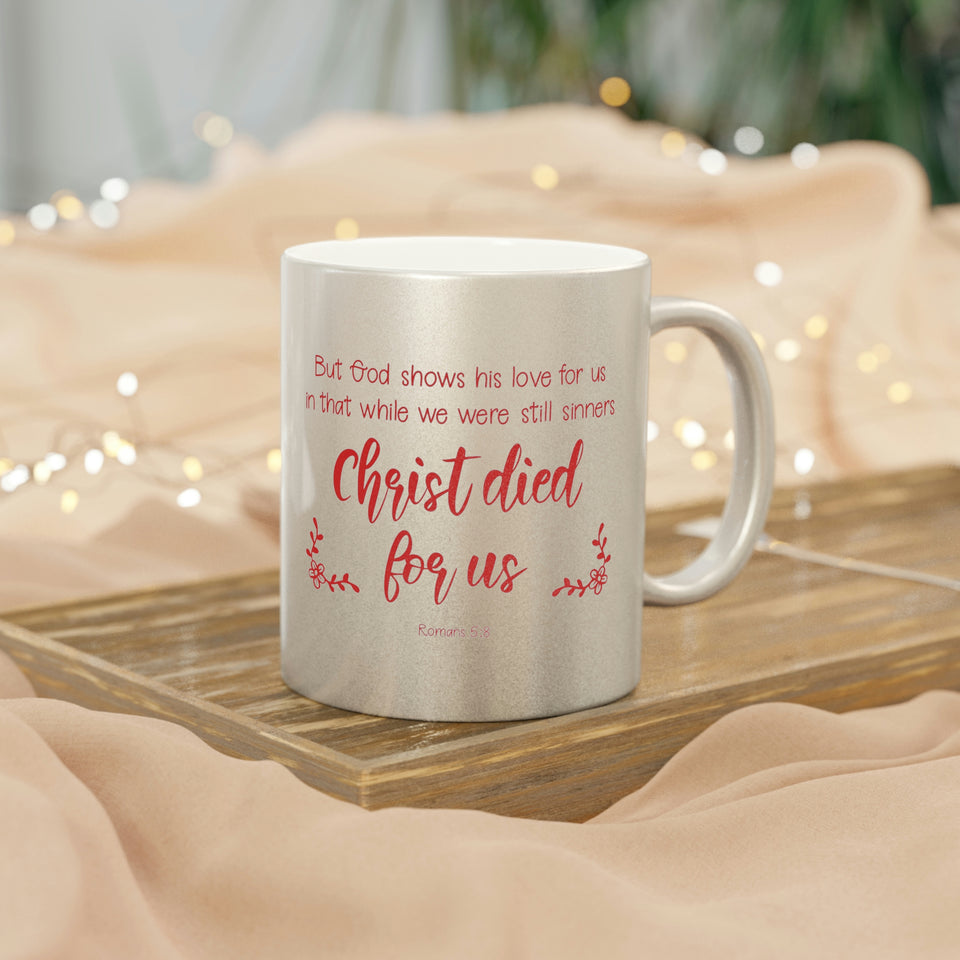 21SGM Silver and Gold Christian Mug