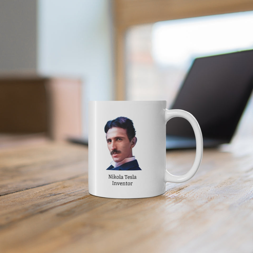 Nikola Tesla & Quote Mug