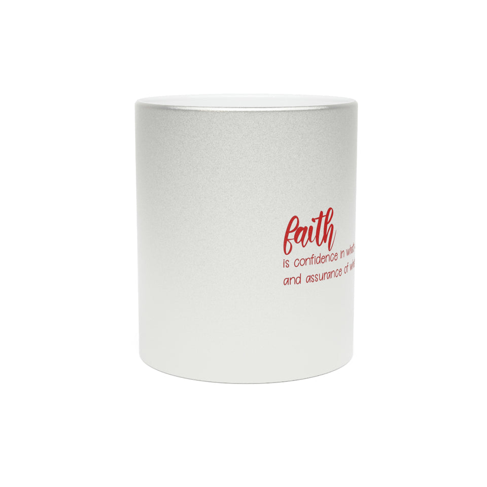25SGM  Silver and Gold Christian Mug
