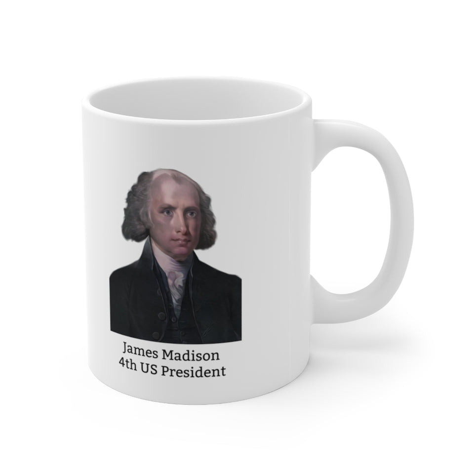 9JMM  James Madison Historical Quote Mug