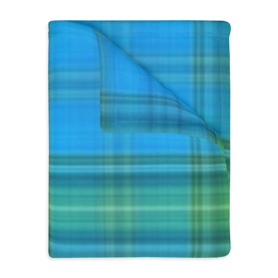 13CB  Colorful Plaid Blanket