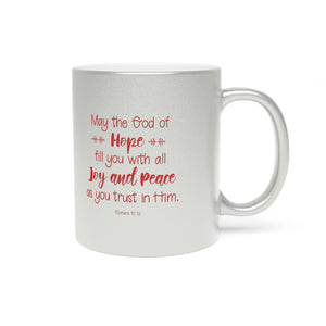 14SGM  Silver and Gold Christian Mug