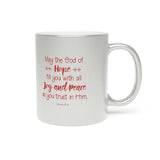14SGM  Silver and Gold Christian Mug
