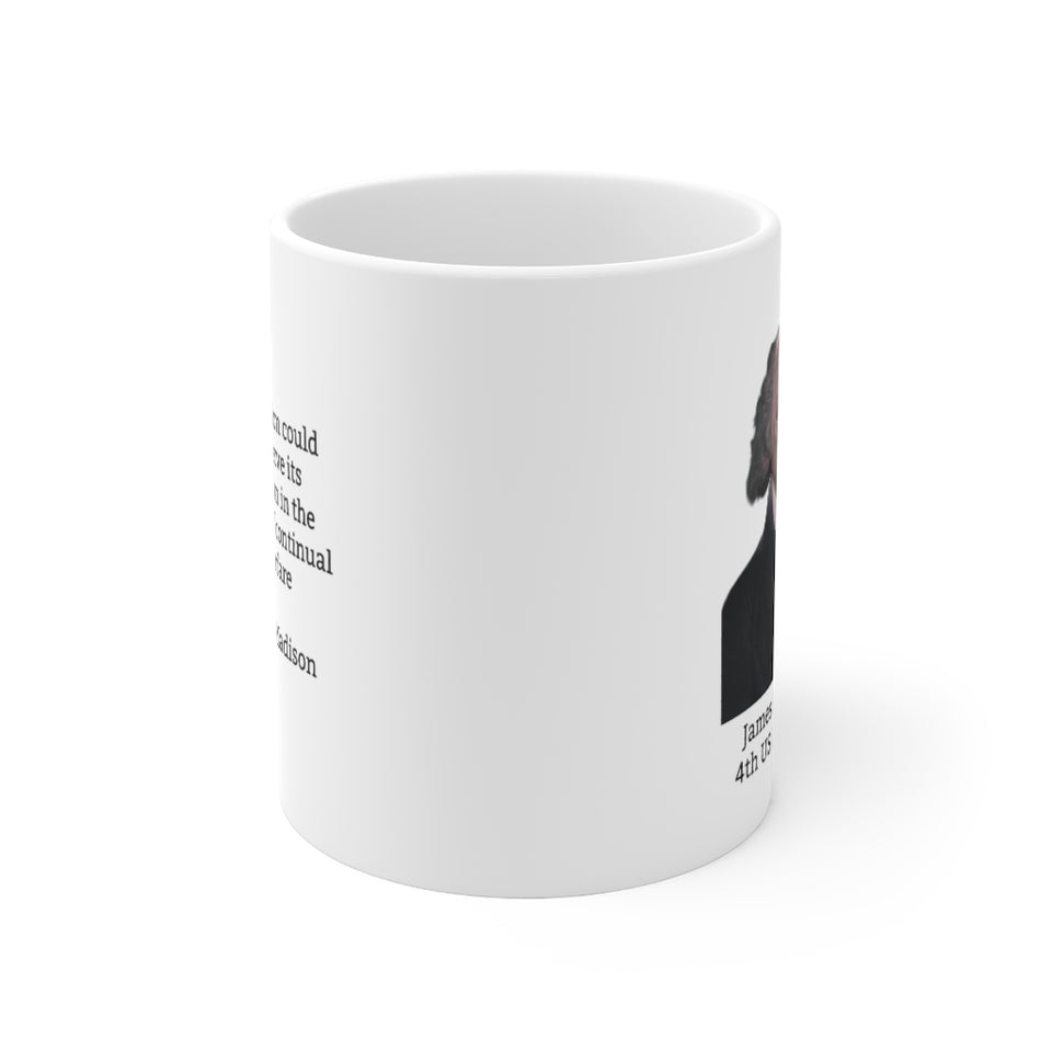8JMM  James Madison Historical Quote Mugs