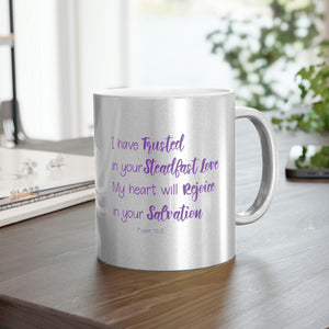 32SGM Silver and Gold Christian Mug