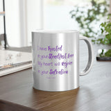 32SGM Silver and Gold Christian Mug