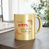53SGM   Silver and Gold Christian Mug