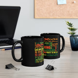 49CM   The names of God Christian Black Coffee Mug