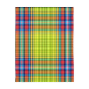64CB  Colorful Plaid Blanket