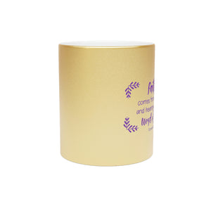 24SGM  Silver and Gold Christian Mugs