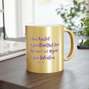 32SGM Silver and Gold Christian Mug