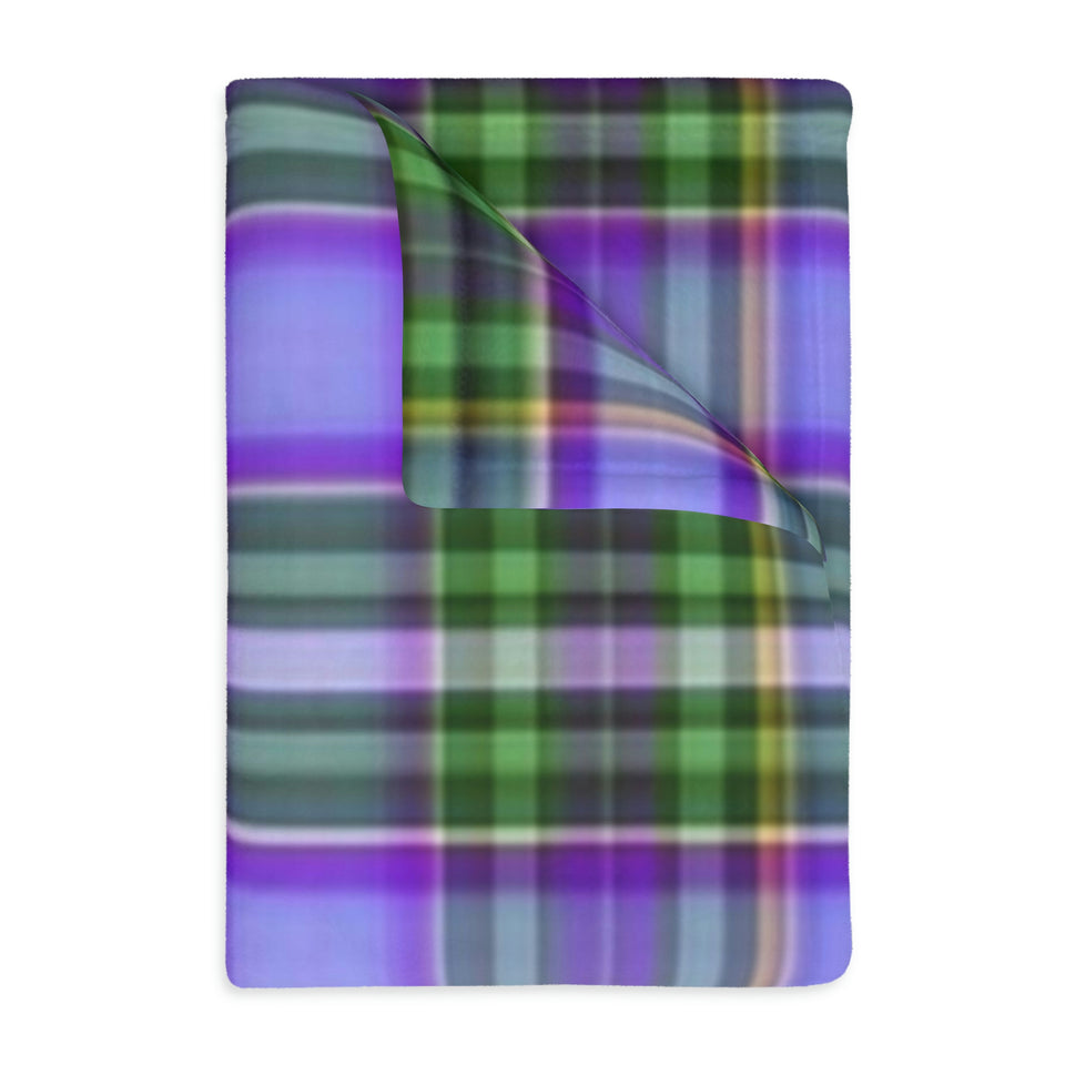 32CB  Colorful Plaid Blanket