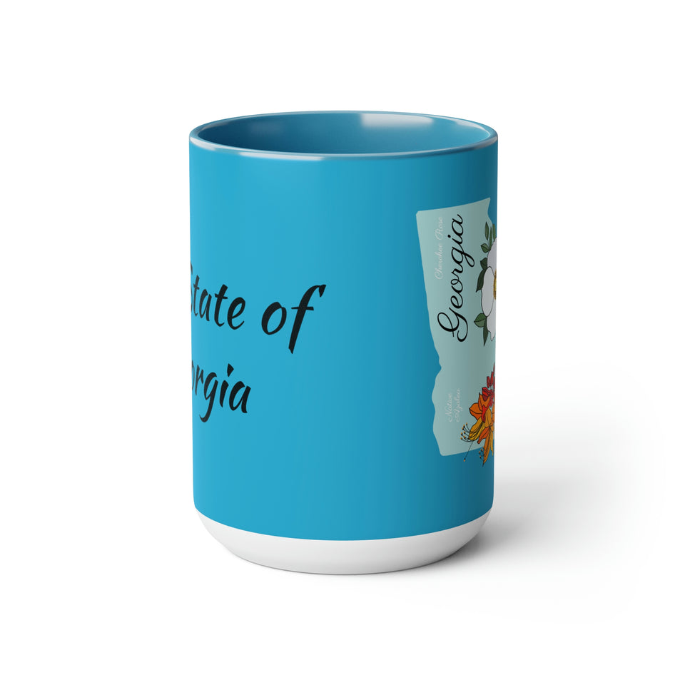 10SFM  Georgia State Flower Mug