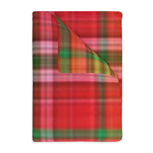 62CB  Colorful Plaid Blanket