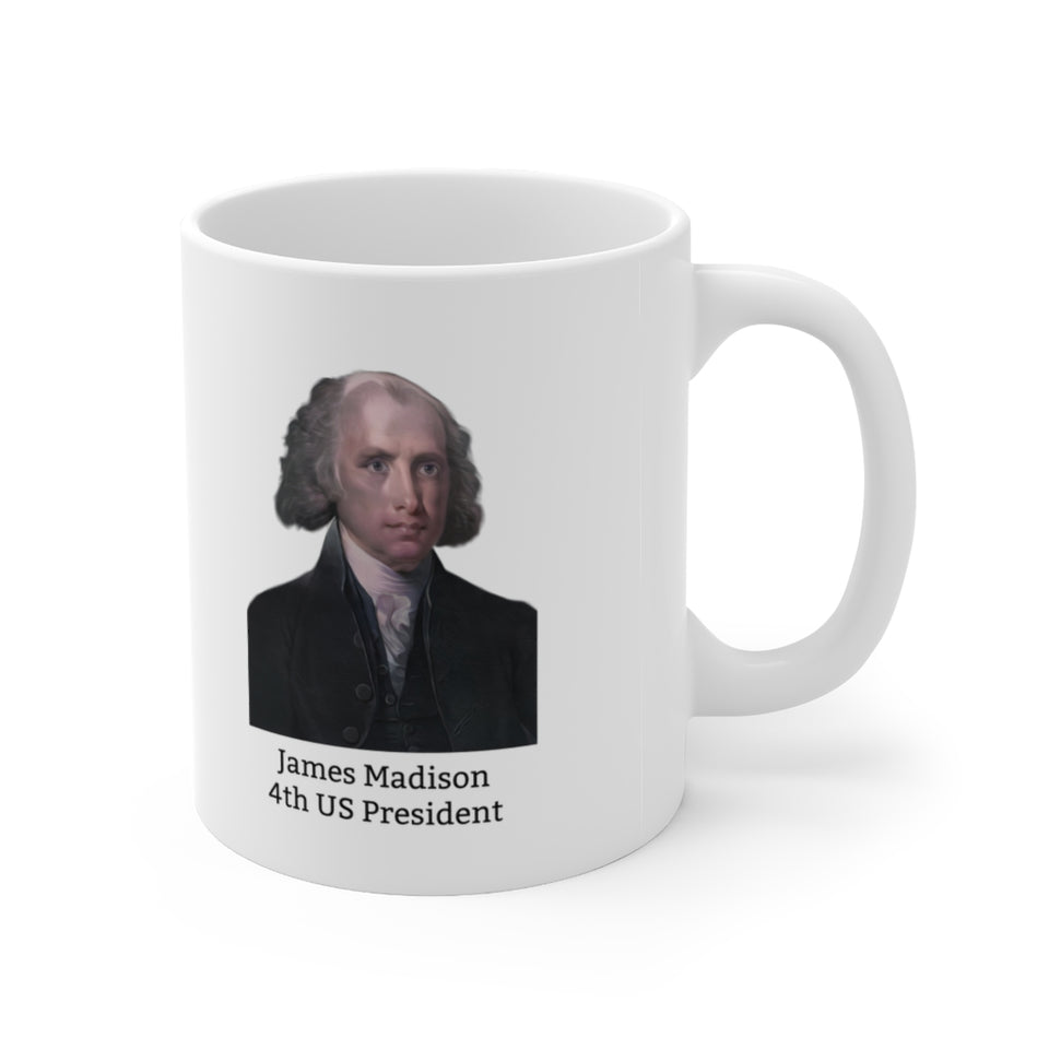 1JMM  James Madison Historical quote mugs