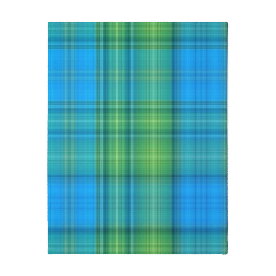 13CB  Colorful Plaid Blanket