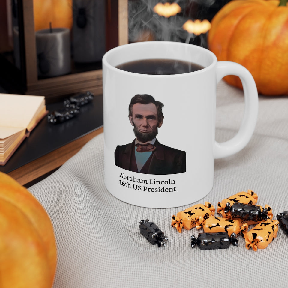 6ALM  Abraham Lincoln Historical Quote mugs