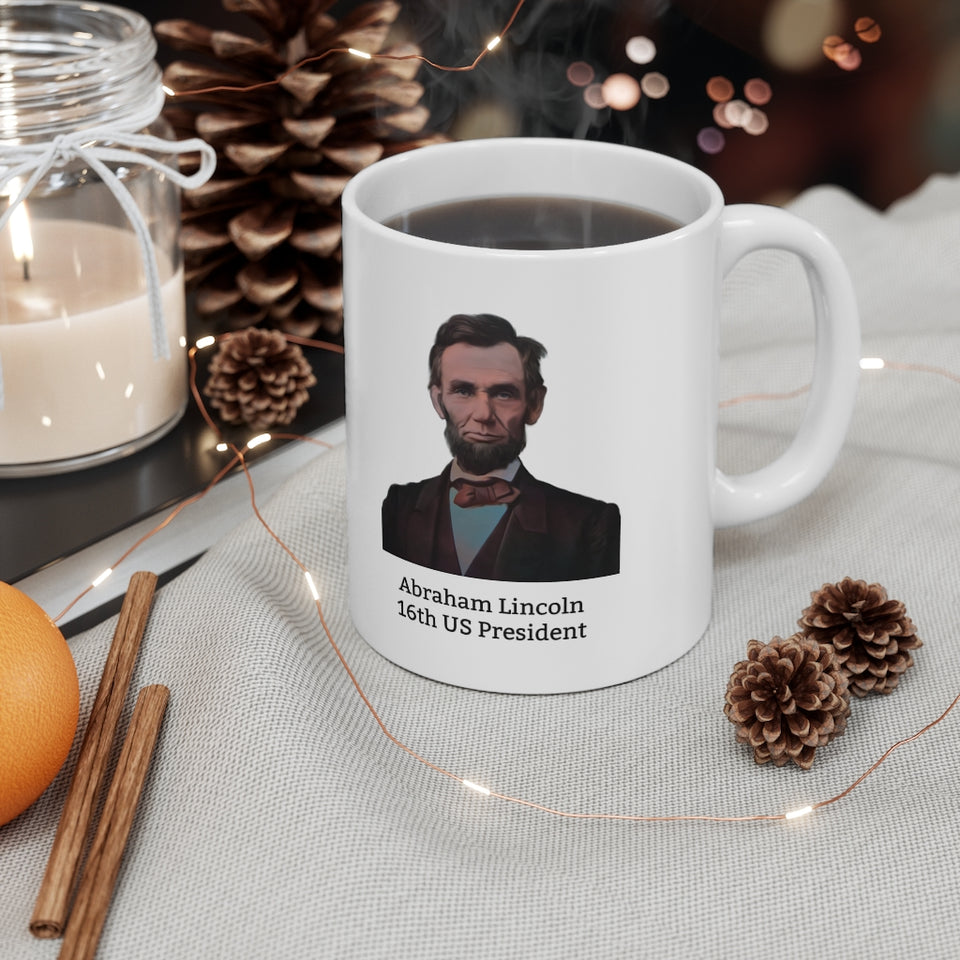 6ALM  Abraham Lincoln Historical Quote mugs