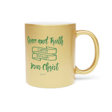 30SGM  Silver and Gold Christian Mug