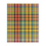 59CB  Colorful Plaid Blanket