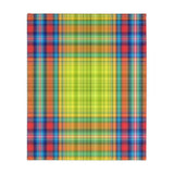 64CB  Colorful Plaid Blanket