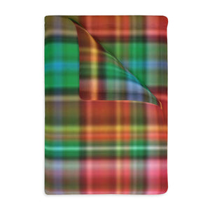 63CB  Colorful Plaid Blanket