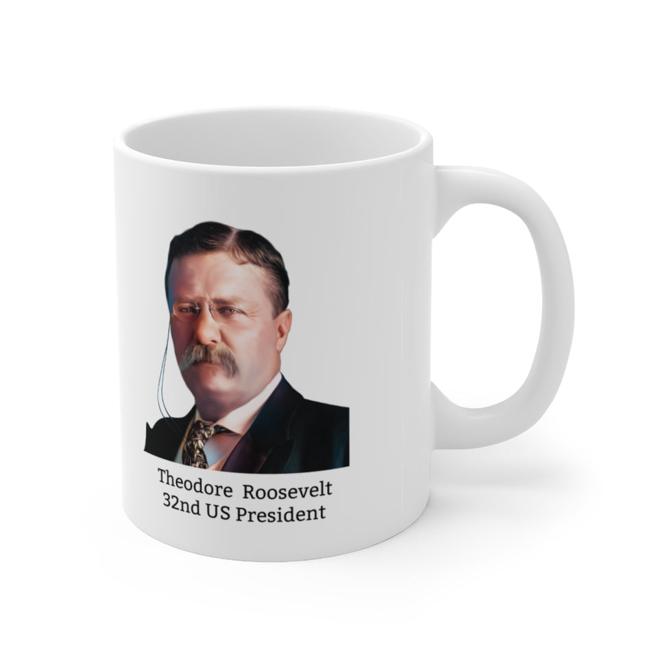 10TRQM  Theodore Roosevelt Historical Quote mug