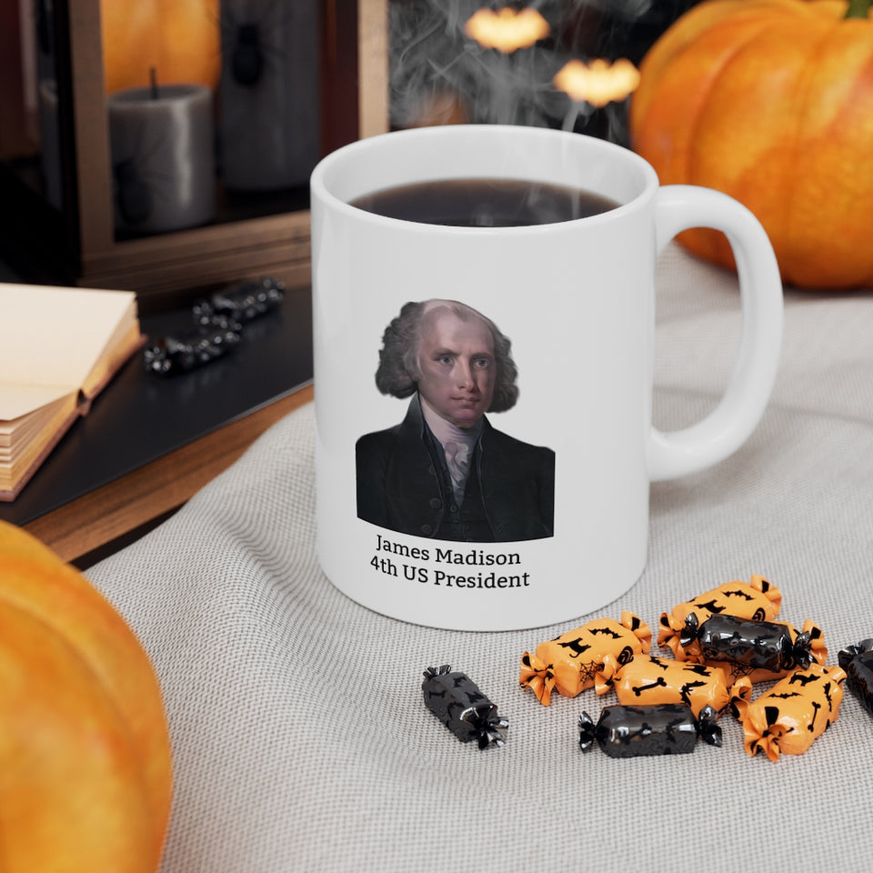 8JMM  James Madison Historical Quote Mugs