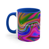 68CMSM  Colorful Marble Psalms 30:2 Mug