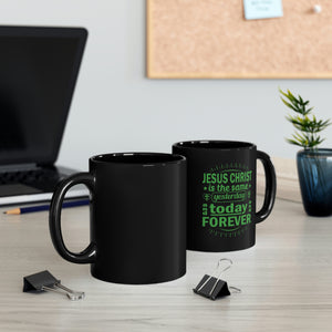 38BM  Black Christian Mug