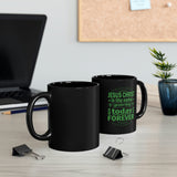 38BM  Black Christian Mug