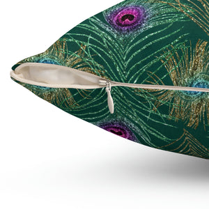 1PCF Peacock Feather Pillow