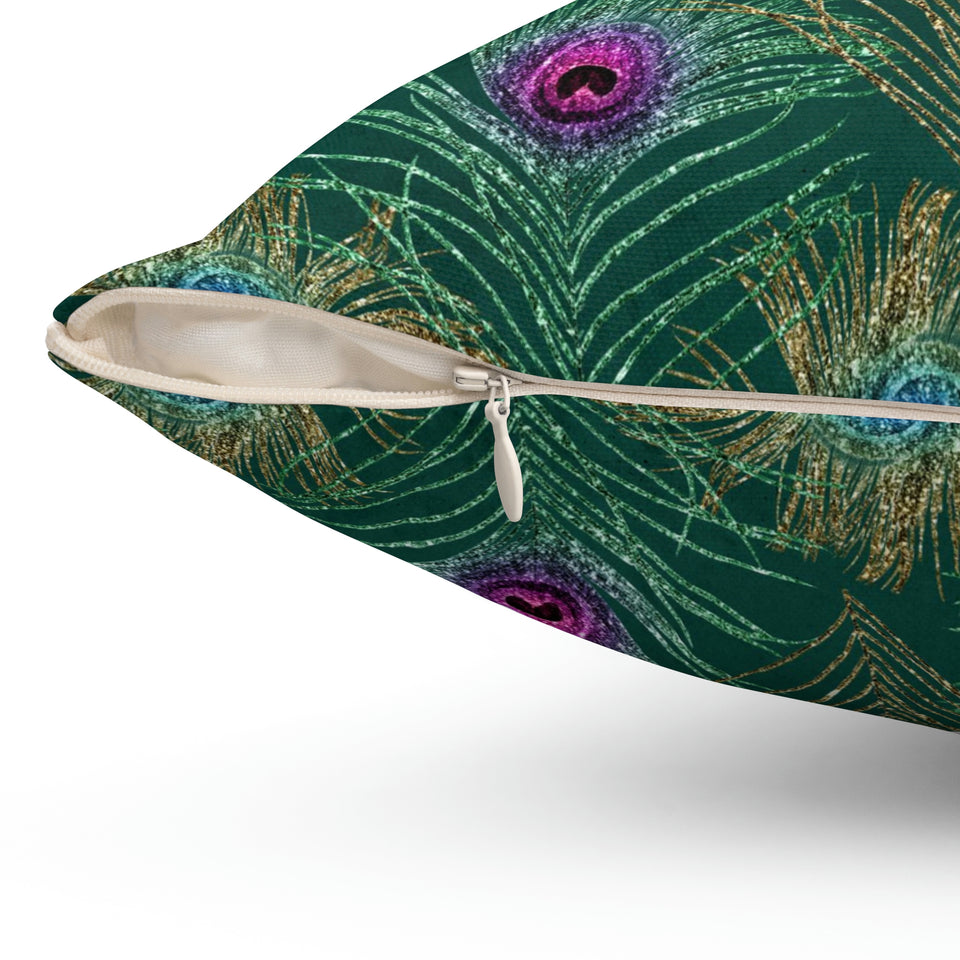 1PCF Peacock Feather Pillow