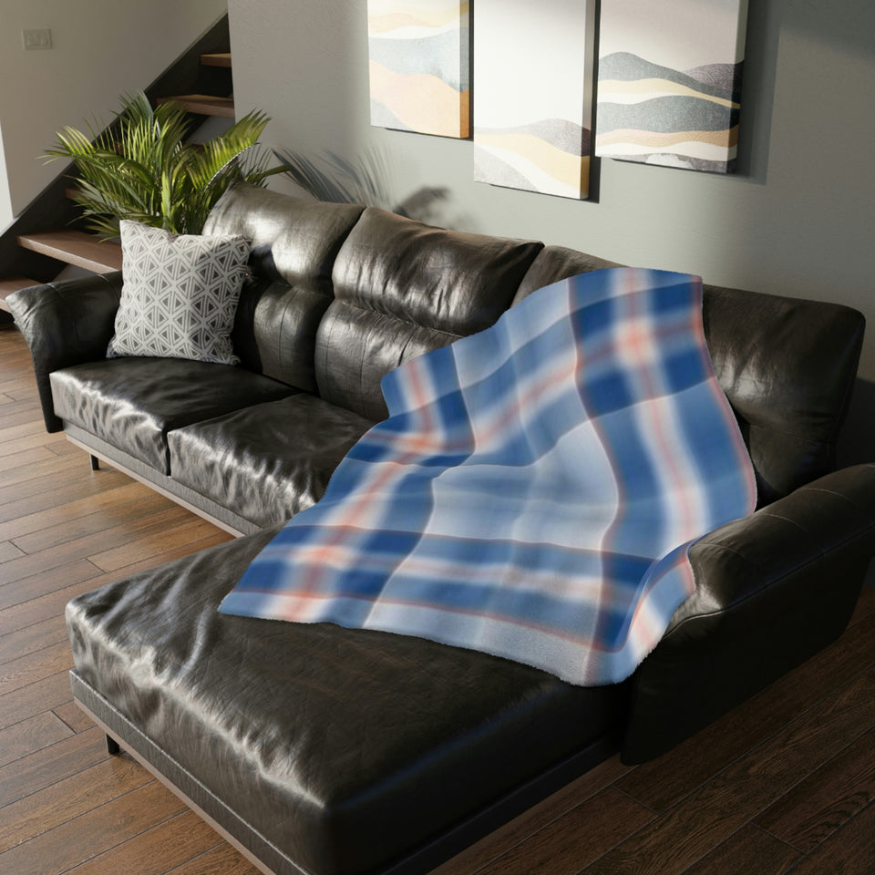 5CB  Colorful Plaid Blanket