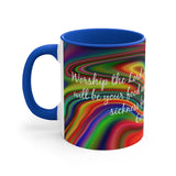 69CMSM  Colorful Marble Exodus 23:25 Mug