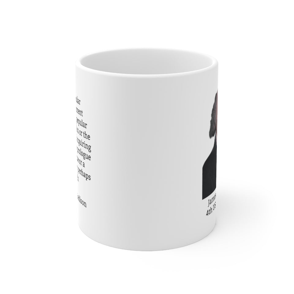1JMM  James Madison Historical quote mugs