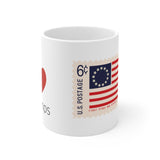 3FSM  US Flag Stamp Mug