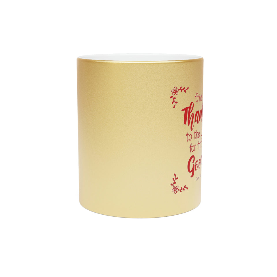 10SGM  Silver and Gold Christian Mug