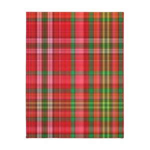 62CB  Colorful Plaid Blanket
