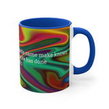 41CMSM  Colorful Marble Psalms 105:1  Mug