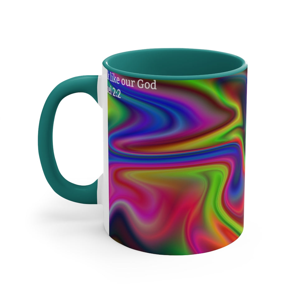 40CMSM  Colorful Marble 1 Samuel 2:2  Mug