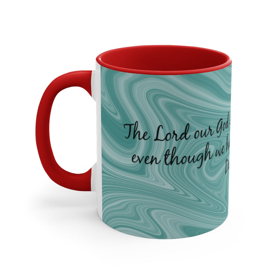 13CMSM  Colorful Marble Daniel 9:9 Mug