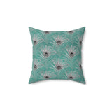 4PCF  Peacock Feather Pillow