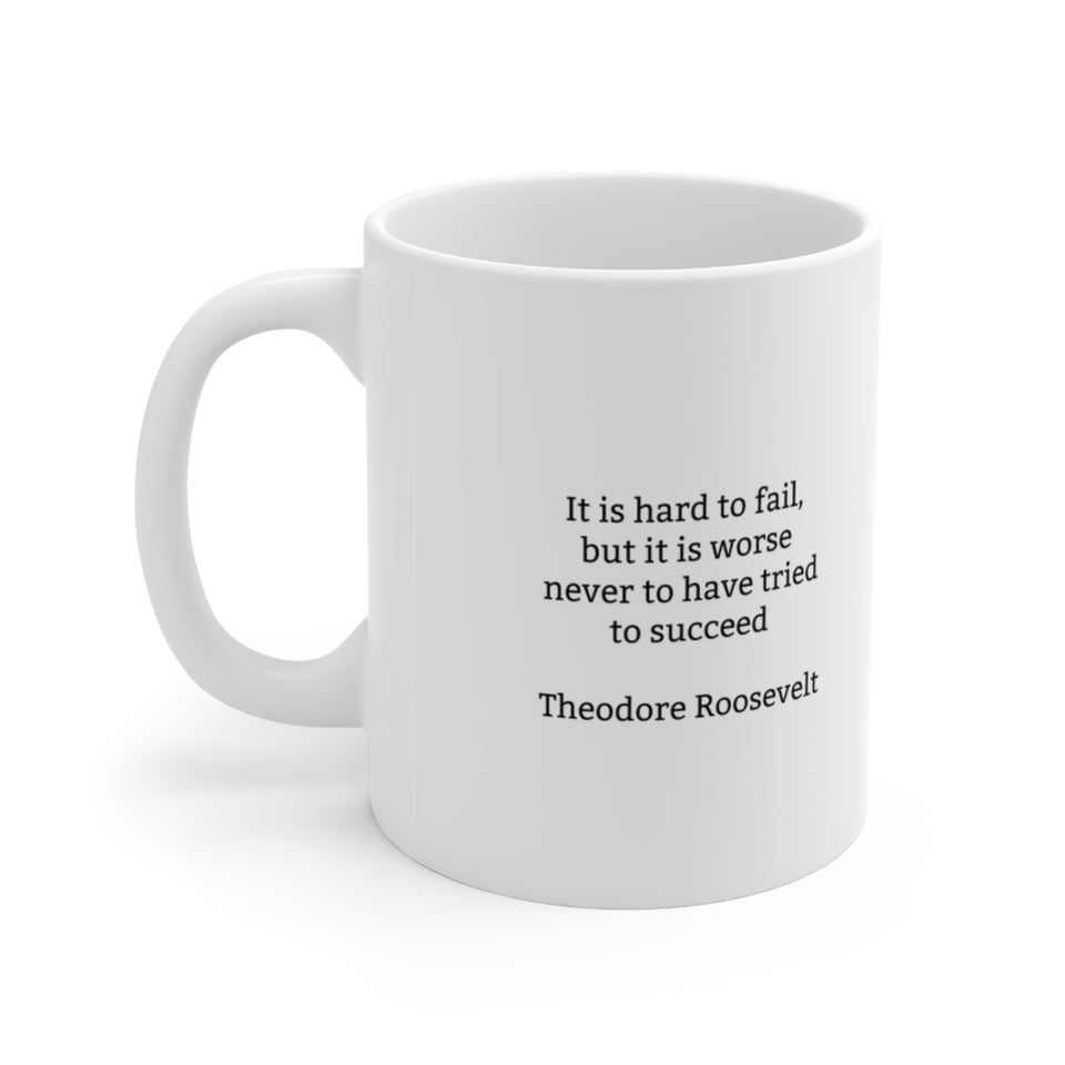 11TRQM  Theodore Roosevelt Historical Quote mug