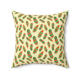 43PCF  Peacock Feather Pillow