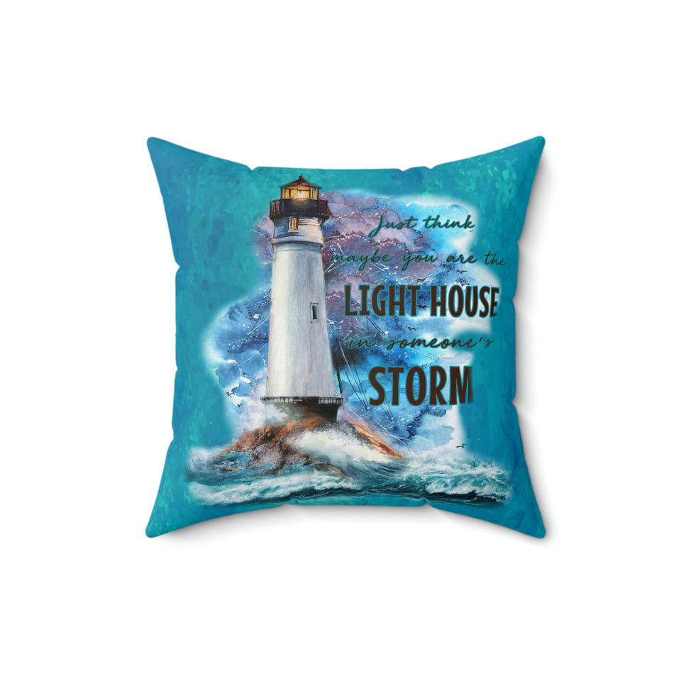 18LHP  Lighthouse Pillow