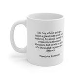 14TRQM  Theodore Roosevelt Historical Quote mug
