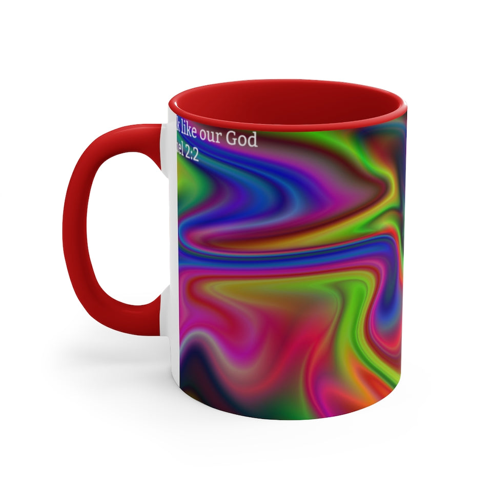 40CMSM  Colorful Marble 1 Samuel 2:2  Mug