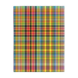59CB  Colorful Plaid Blanket