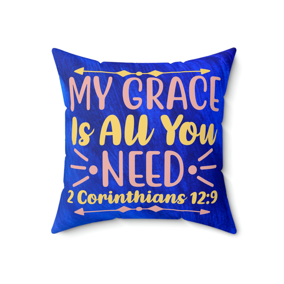 35WCP  Watercolor Christian Pillow